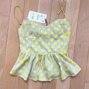 Zara Peplum Top-XS